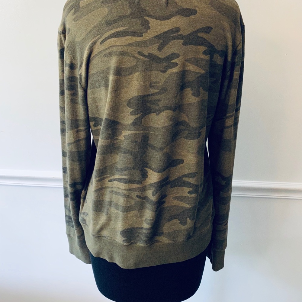 SUNDRY SOUL-CYCLE CAMOUFLAGE SWEATSHIRT - Picture 5 of 5